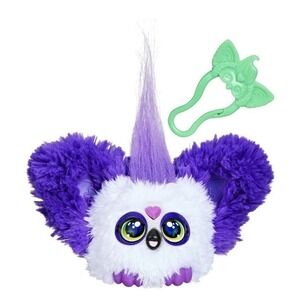 Furby Furblets Bam-Boo Mini Friend 45+ Sounds, Purple White Electronic Plush Toy
